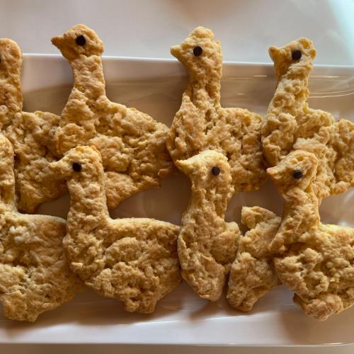 Martinsgänse aus Ölteig